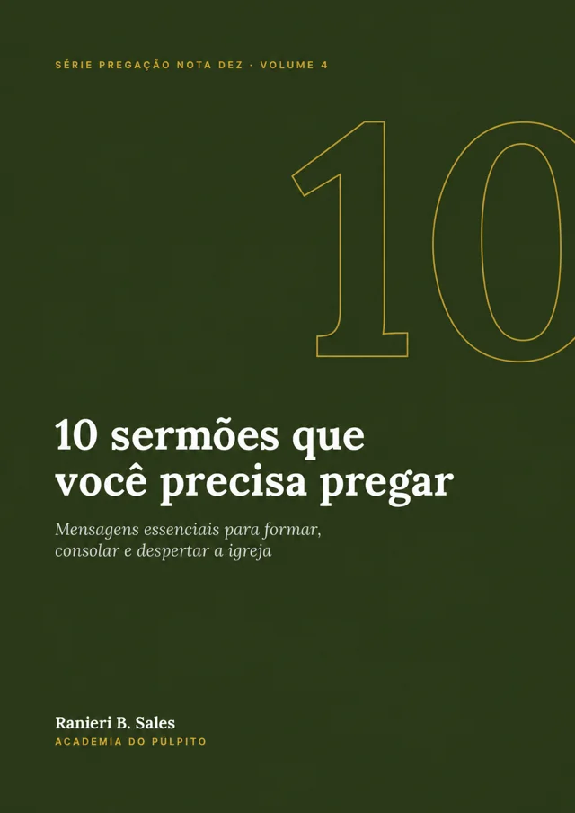 Capa: 10 sermões que você precisa pregar